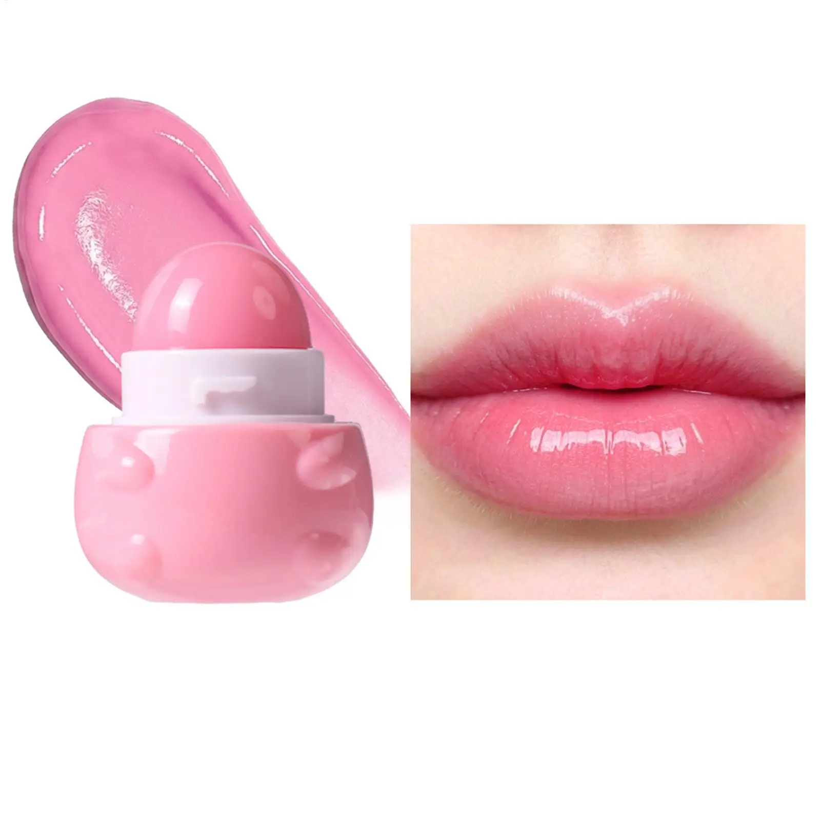 Goody Bunny Lip Balm Abbit-shaped PH Reactive Lipstick Moisturizing Repairing Waterproof Lipstick Hydrating Repair Lipstick