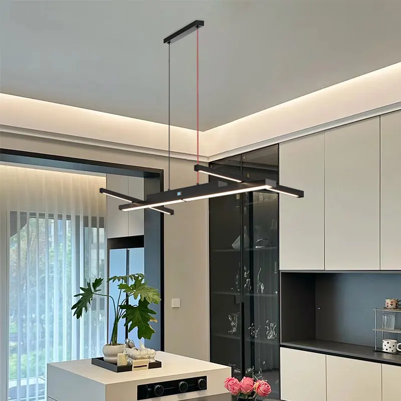 LED Pendant Lights Hand Sweep Smart Sensor Pendant Lights LED Hand Scan Hanging Lamps for Kitchen Island Dining Living room