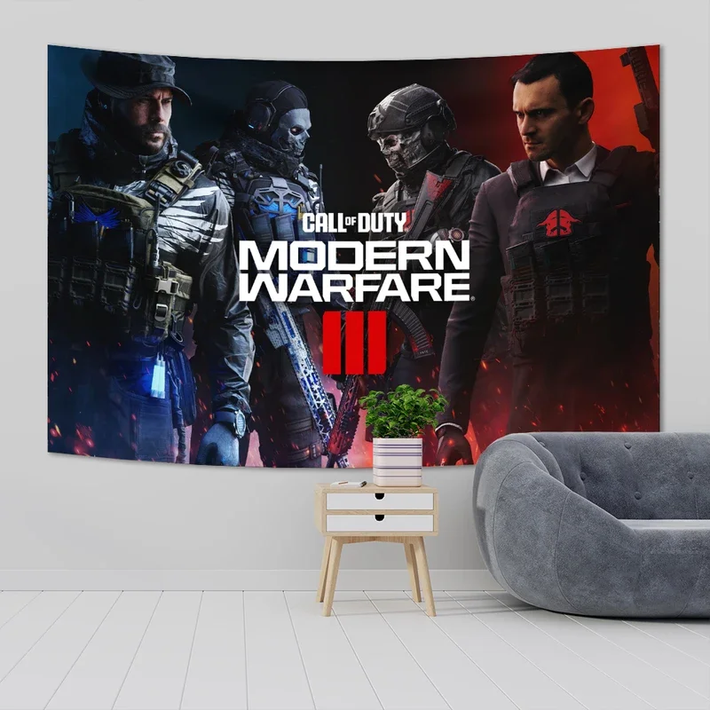 Call of Duty Decorations for Game Decoration  Decorative Wall Tapestry Aesthetic Tapestries Tapries Home Decor Room Decors Ar #