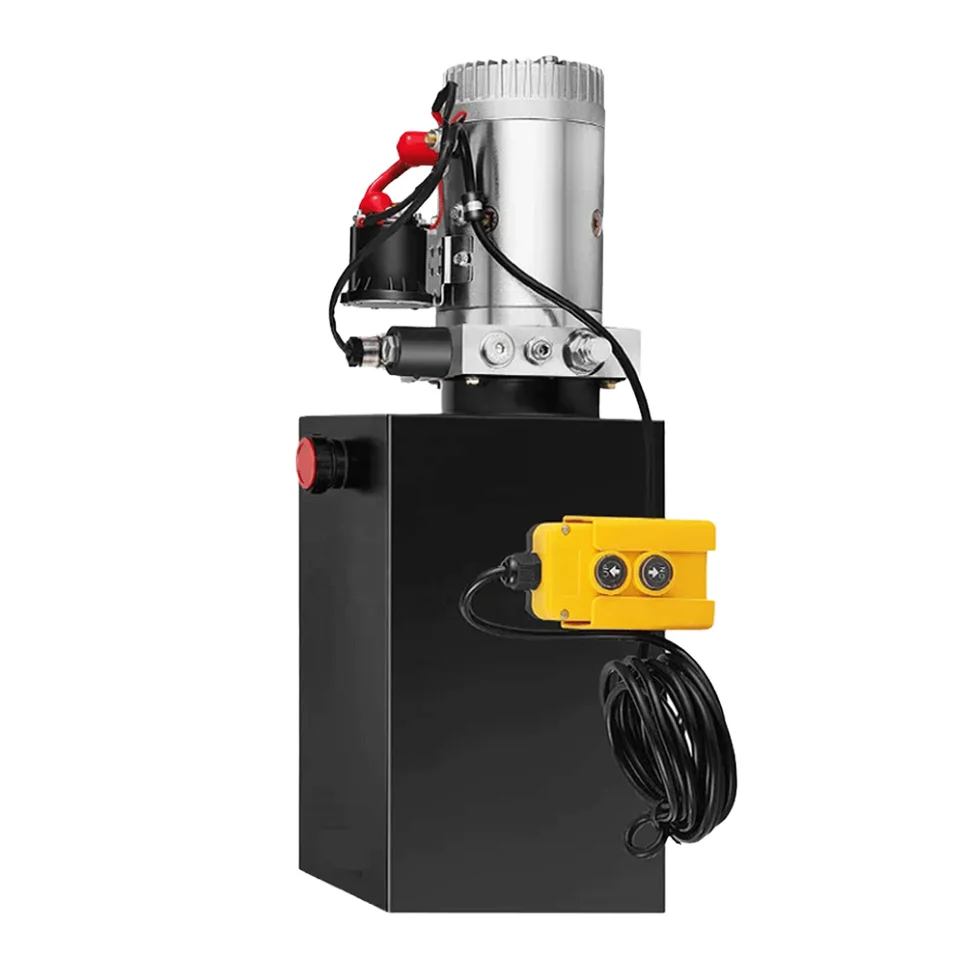 

New Runde 12V Electric Double Acting Hydraulic Power Pack ISO Certified 3 Quart Trailer Pump High Pressure 2.2kw 1 Year Warranty