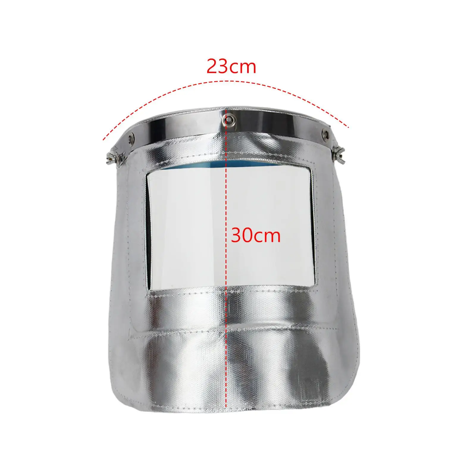 Lightweight Welding Face Cover with Polycarbonate Shade for Hard Hat Firefighting Smelting Polishing Use