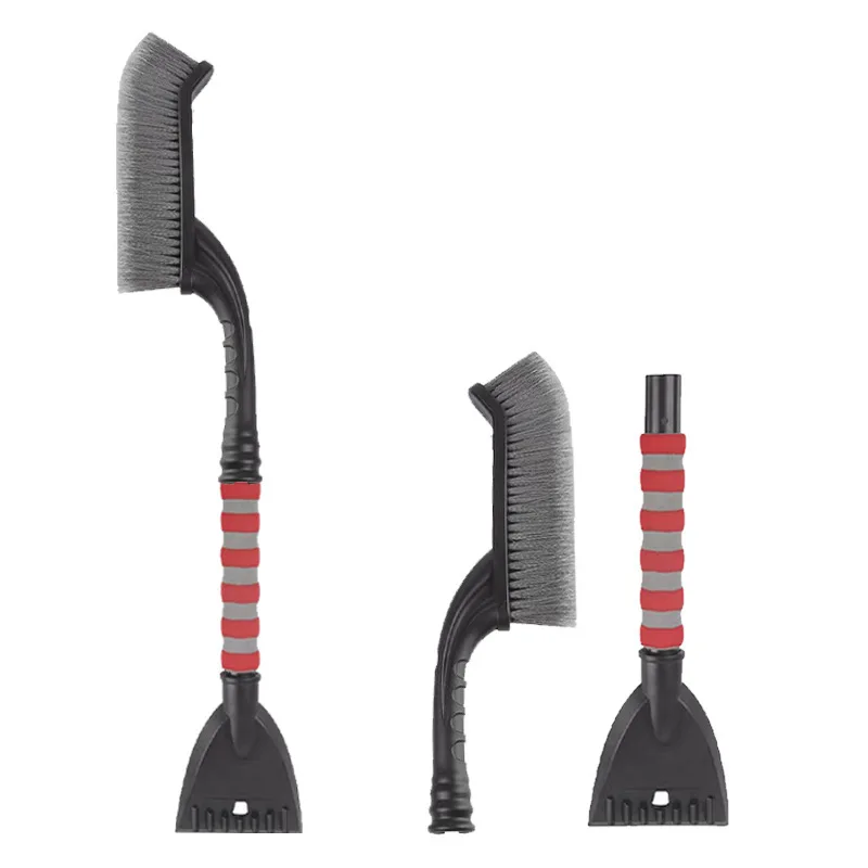 Multifunctional Detachable Snow Shovel Defrost and Snow Sweeping Tool for Deicing Cars Sweeping Brush Brush Heads Are Optional