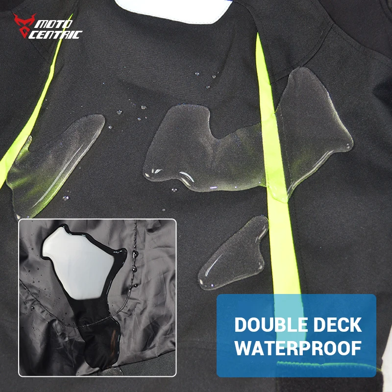 بدلة دراجة نارية شتاء دافئ مقاوم للبرد موتوكروس سروال سترة يندبروف الرجال موتو دراجة نارية سترة مع معدات حماية CE #4