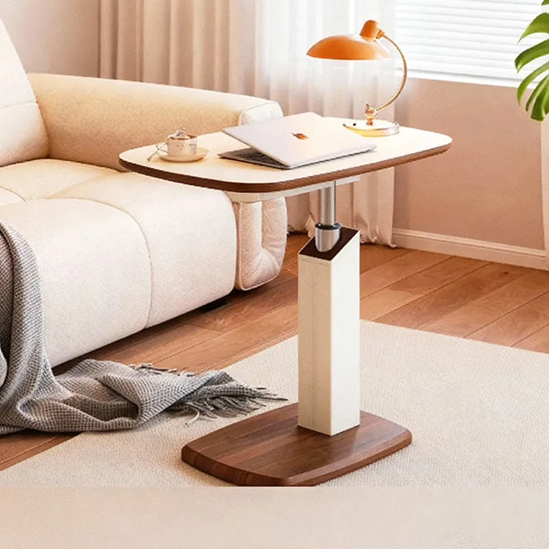 Fixed rotating lift, living room corner sofa coffee table office bedside table mobile air pressure computer table smallsidetable