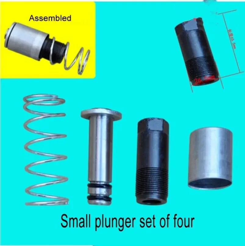 Small + Large plunger Jack Plunger Kit Horizontal Double Pump 3 Tons With Spring Jack Spare Part