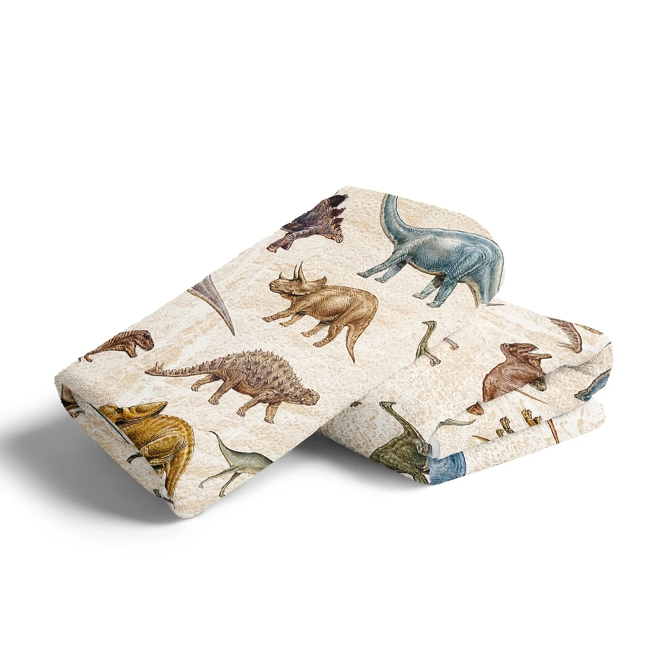Flannel Dinosaur Blanket Super Soft Material Family Room Decor Prehistoric Wonder Bringer Quality Guaranteed