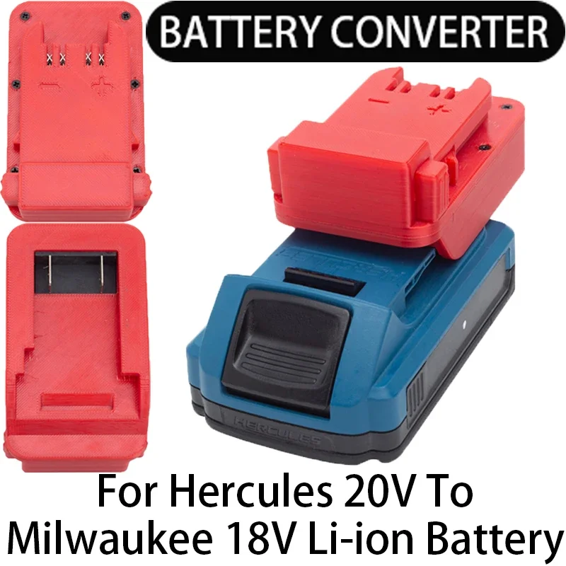 

Battery Adapter/Converter for Milwaukee 18V Li-ion tools to Hercules 20V Li-ion battery adapter power tool accessories