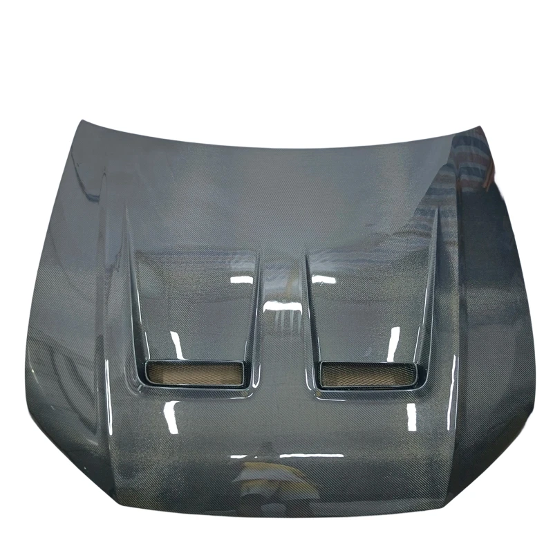 Q8 Carbon Fiber K Style Engine Bonnet Engine Hood Two Vent for  Q8 2019-2023