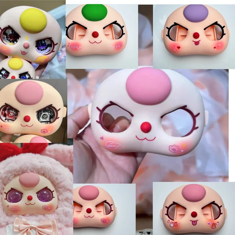 

В наличии Реплика высококачественного ребенка, три 400%, милый кошачий рот, ручная работа, подходит для 400% виниловых лица Bb3, сменный аксессуар