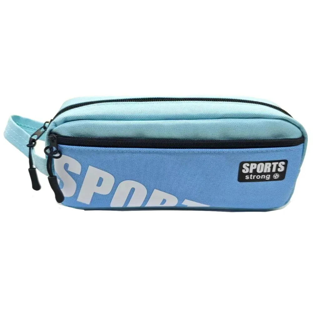 أزياء قماش حقيبة أدوات مكتبية الطلاب سعة كبيرة مقلمة اللوازم المدرسية رسالة القلم الحقيبة للجنسين