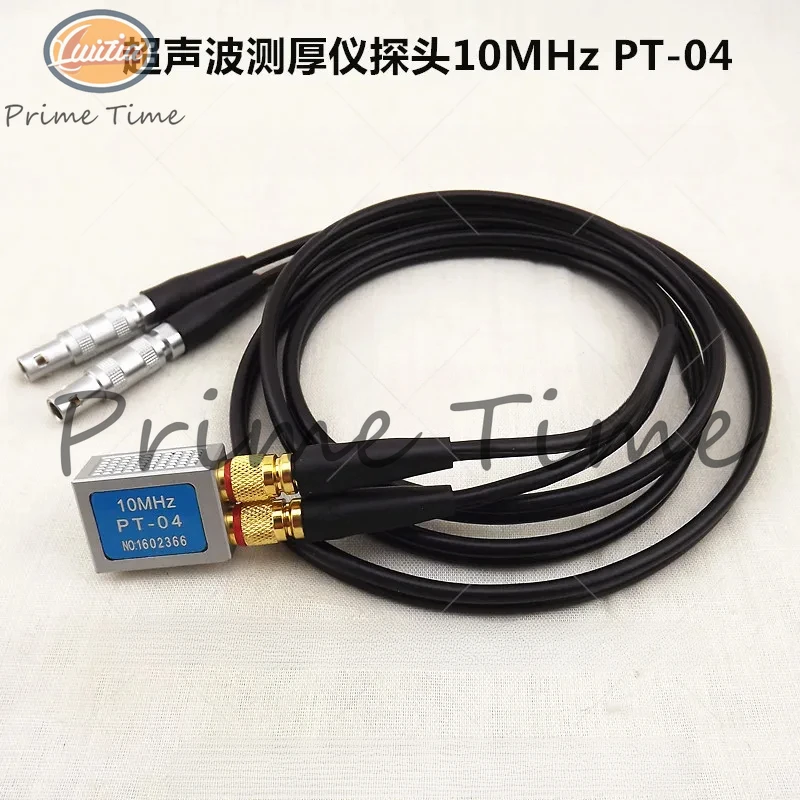 Ultrasonic Thickness Probe 10MHz PT04 High Frequency Micro Diameter Metal Thickness Gauge Probe Small Diameter DA312