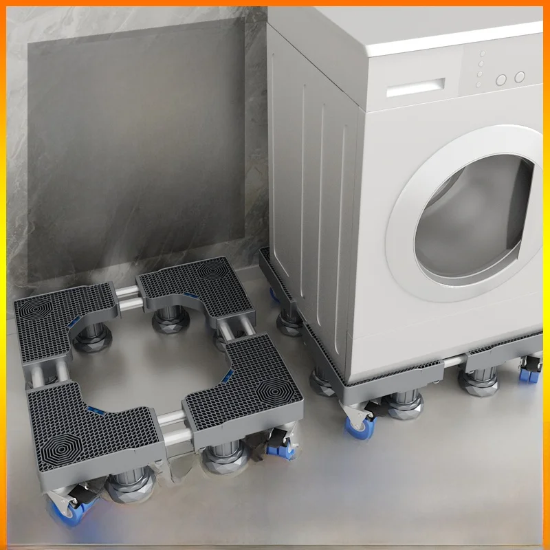 support-universel-pour-machine-a-laver-et-refrigerateur-base-en-acier-inoxydable-pour-rangement-et-organisation-domestique