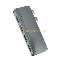 12PA Rocketek MH482 Dual Type-C Hub forMacBooks Air /MacBooks Pro13'' Docking Station
