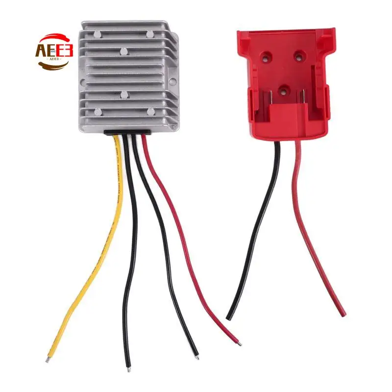 

AEE3-Step Down DC Voltage Converter For 18V To12v Battery Dock Power 180W Inverter,Connector DIY Adapter Automatic Buck Boost