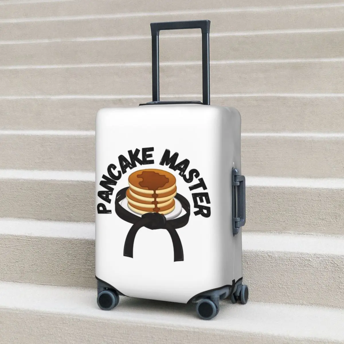 

Dad Pancake Master - Pancakes Feast Suitcase Cover Protection Elastic Trip Luggage Protector Covers for 18-32 Inch