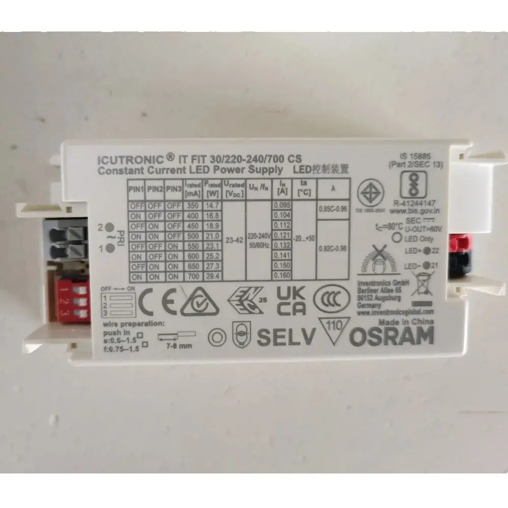 Picture 6: IT FIT 30/220-240/700 CS Constant Current LED Power Supply LED Driver 30W 60V
