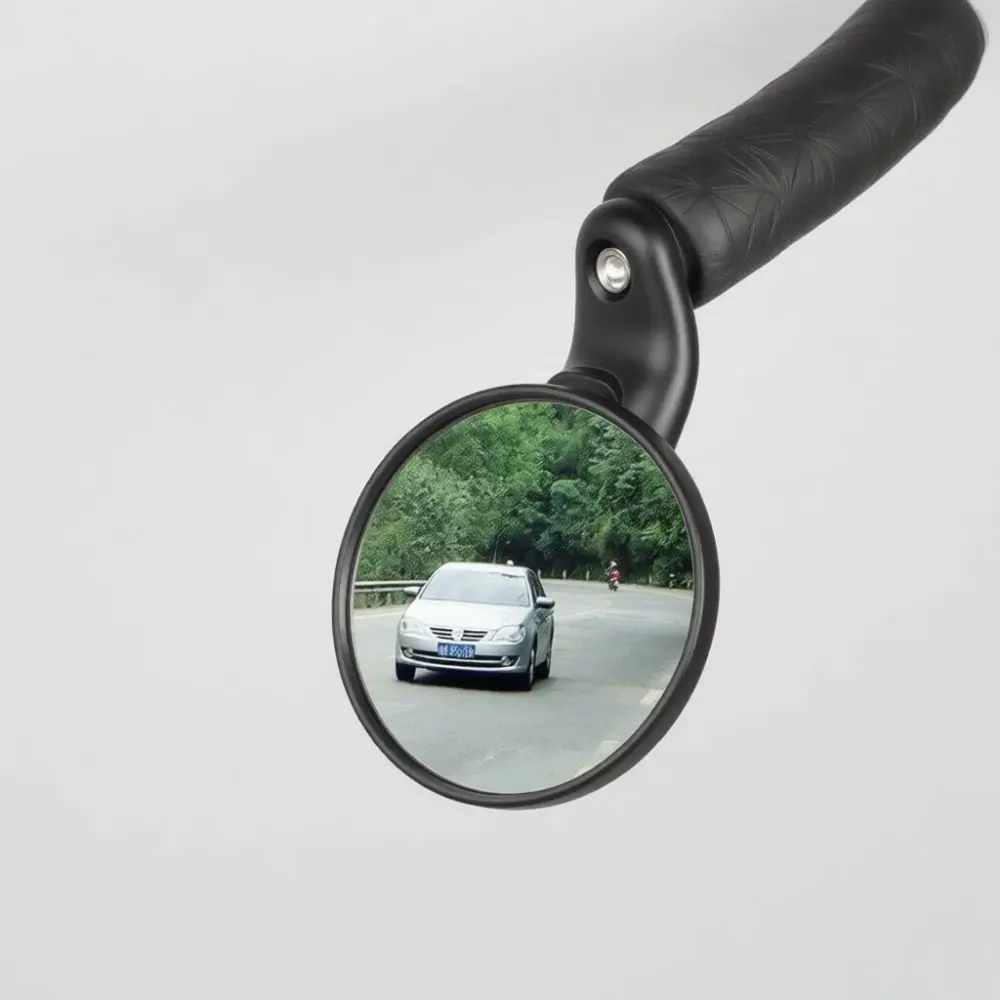 Adjustable Bicycle Handlebar End Mirror For Road Bike Rotating HD Reflector Cycling Safety Sight Gear Replacement