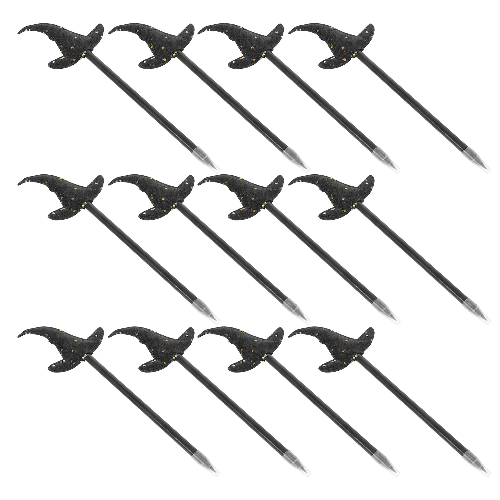 

12Pcs Wizard Hat Pencils Halloween Novelty Pens Cute School Supplies Party Favors Witch Writing Tools Kawaii Stationery Goody