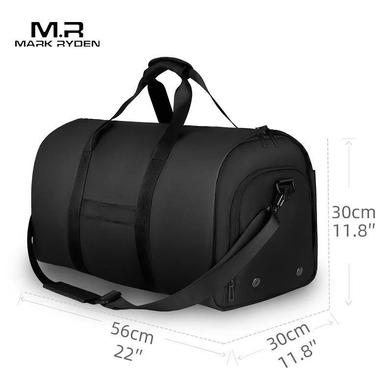 Multifunction terno saco de viagem de armazenamento grande capacidade homem impermeável duffle saco para viagem sacos de mão com bolsa de sapato