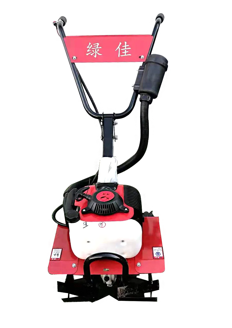 Micro cultivator small multifunctional farm rotary cultivator gasoline cultivator orchard reclaimer scarifier ditch opener 4WD