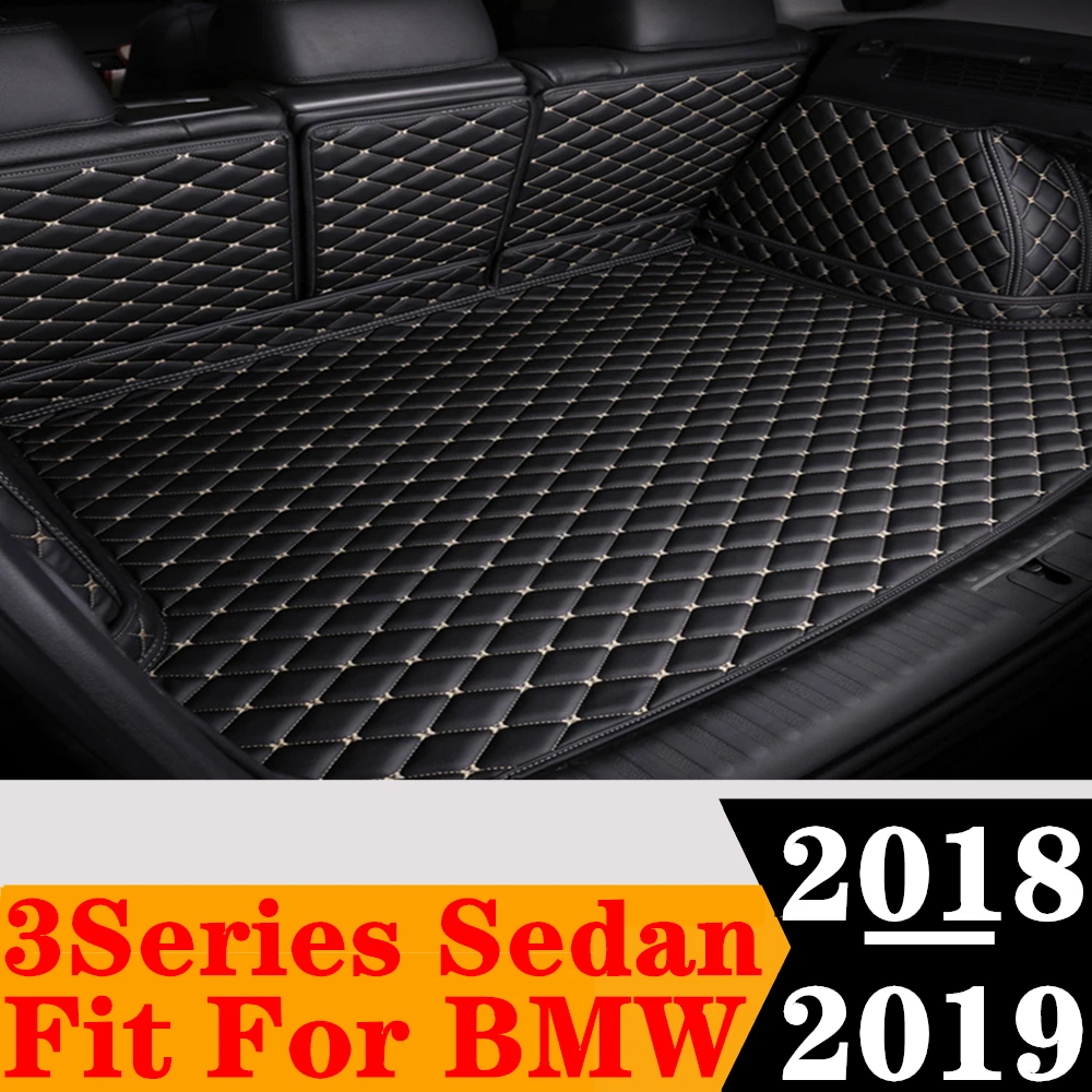 

Полный Комплект ковриков для багажника автомобиля на заказ для BMW 3 серии Sedan 2019 2018, задний поднос для груза, багажник, коврик для багажа, автомобильные ковровые детали