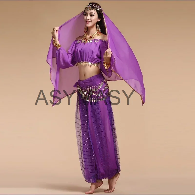 ชุดเต้นระบำหน้าท้องสีชมพูสำหรับผู้หญิงชุดเต้นระบำหน้าท้องชุดเต้นระบำหน้าท้องชุดเต้นระบำหน้าท้องสำหรับเด็กผู้หญิงชุดเต้นระบำหน้าท้องแบบอินเดียสำหรับผู้ใหญ่