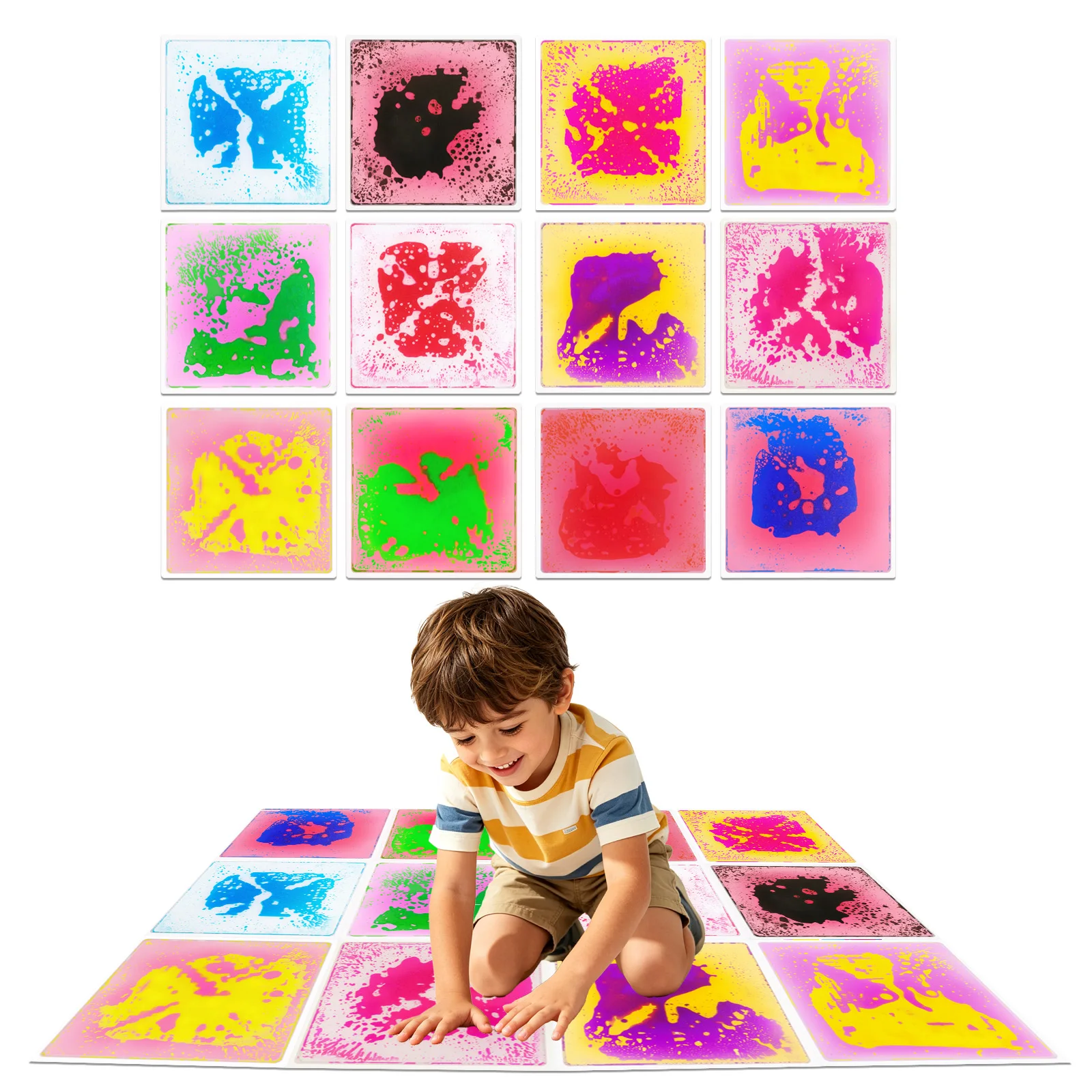 Water Mat Kids Sensory Sensory Walking Pads Kids Non‑Toxic Safe Water Filled Play Mat For Home Preschool Use