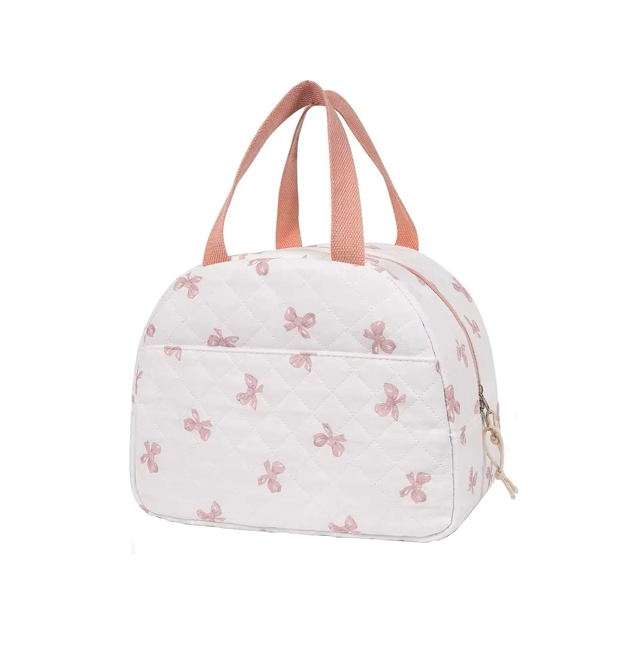 

Fashion Bow Print Women Makeup Bag Large Capacity Portable Cosmetic Case For Travel Toiletries Cosmetics Storage Bag