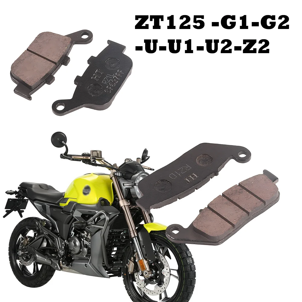 For Zontes G1 125/G155 SR/U 125/U1 125/U1 155/Z2 KD150-G1-G2 brake pads disc brake pads motorcycle front and rear brake pads