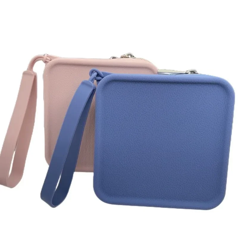 Silicone Small Wallet Multifunctional Storage Bag Coin Purse Data Cable Organizer for Women Lipstick Cosmetic Pouch