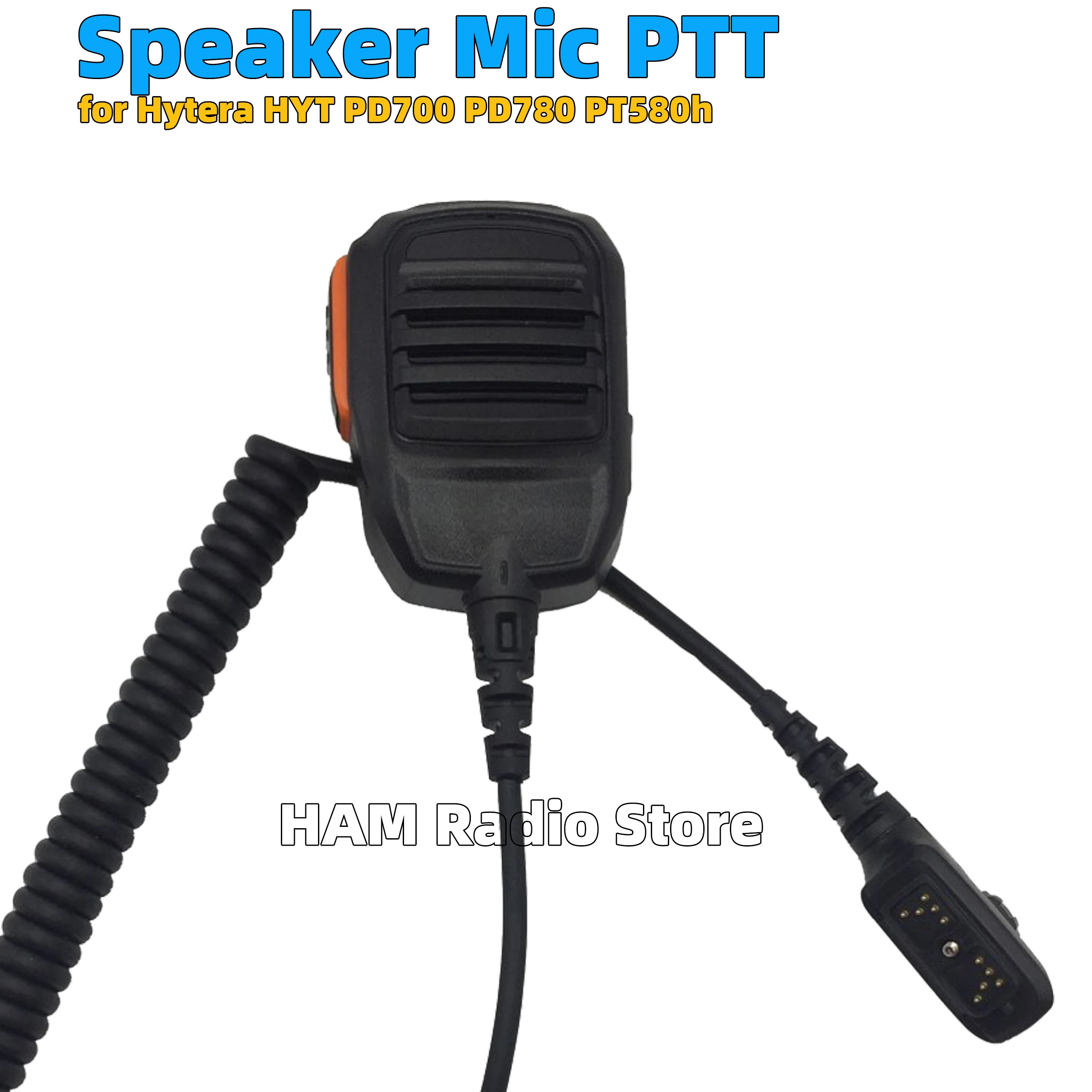 

Микрофон-динамик Walkie Talkie для Hytera PD700/702/705/706/708 PD780/782/785/786/788 PD780G/782G/785G/786G/788G PT580/580H RADIO