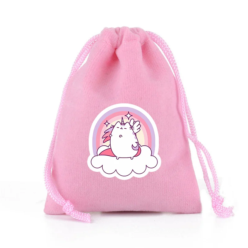 Pusheen Cat nuova borsa con coulisse stampa cartone animato sacchetti regalo bomboniere sacchetto di immagazzinaggio borsa per bambini borsa da