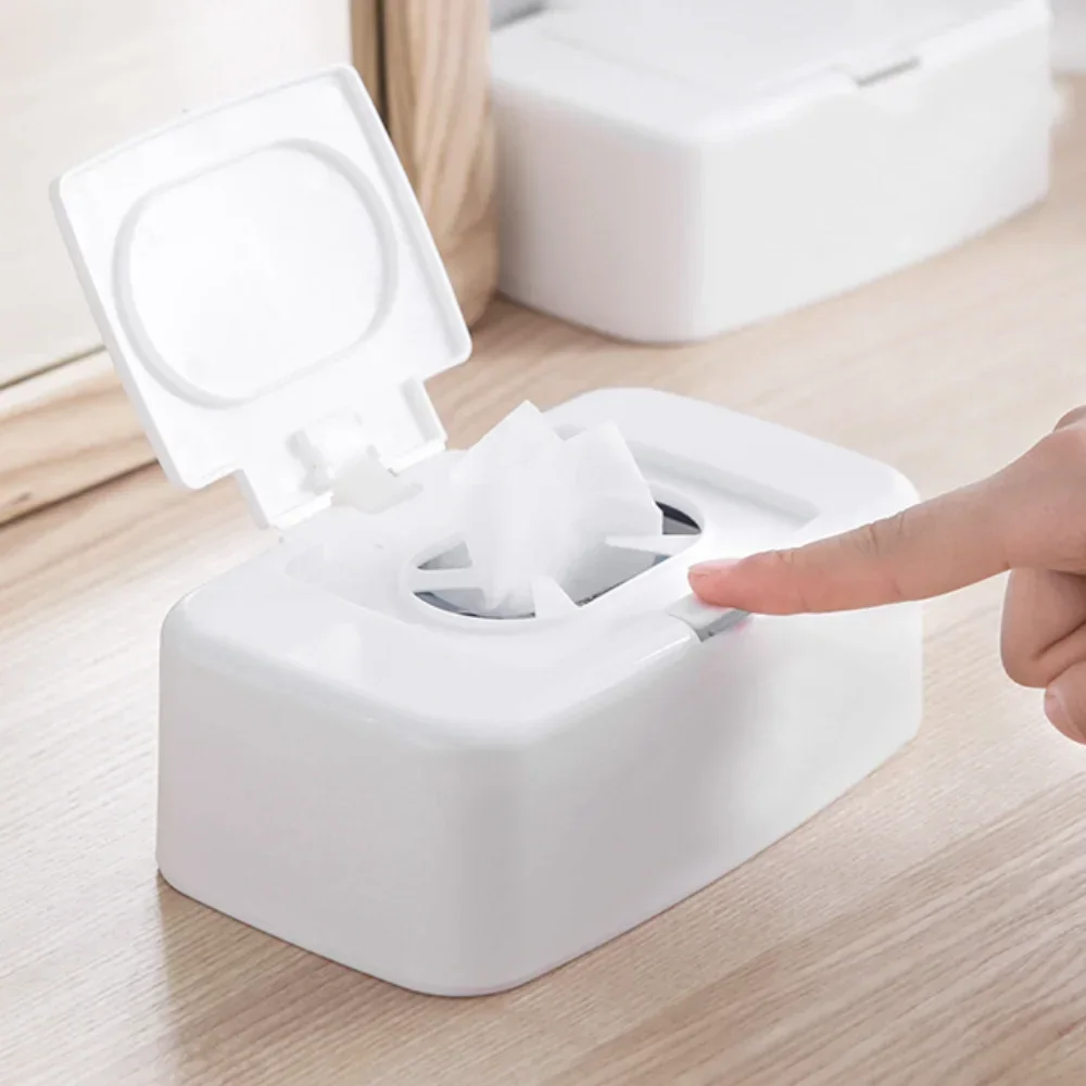 Wipes Dispenser Wipe Holder Portable Refillable Wipe Container Napkin Wipes Fresh Case Tissue Boxes Storage Box Container