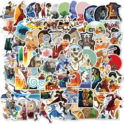 50/100pcs Avatar die letzten Air bender Aufkleber Anime Cartoon Aufkleber lustige wasserdichte DIY Gepäck Laptop Skateboard Kinder Spielzeug