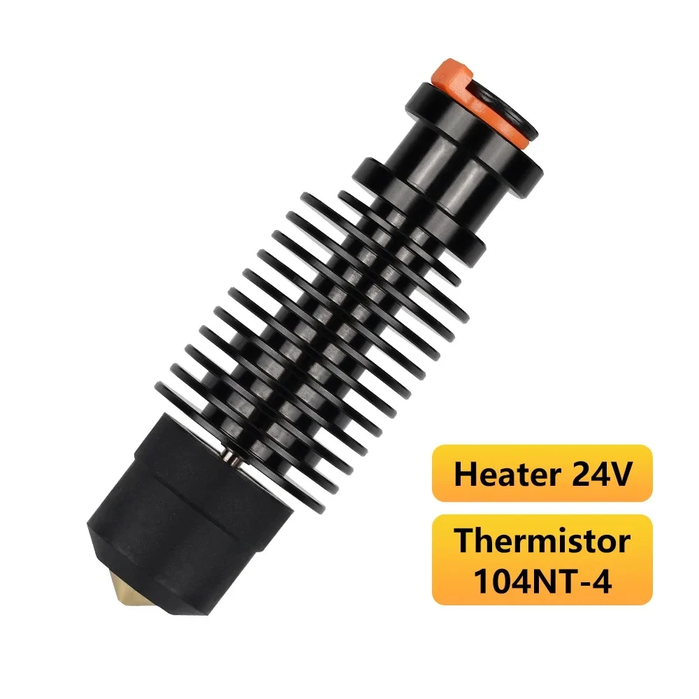 

For Voron 0.1/0.2/2.4 Prusa Ender3 CR10 MK3S 3D Printer 24V 50W 60W V6 Hotend Bimetal Throat Ceramic Heating Core Print Head.