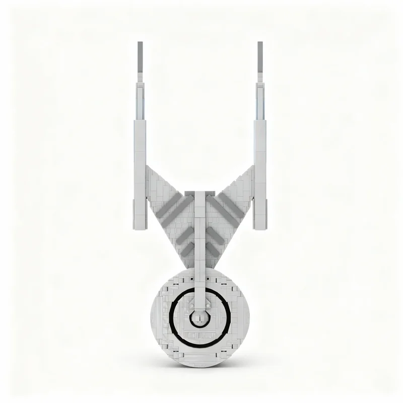 673 elementy MOC Star Trek Model Kosmiczny Klasy Crossfield Discovery, Klocki Konstrukcyjne, Prezent na Boże Narodzenie, Zabawka, Architektura, Edukacja, Pomysł na Prezent