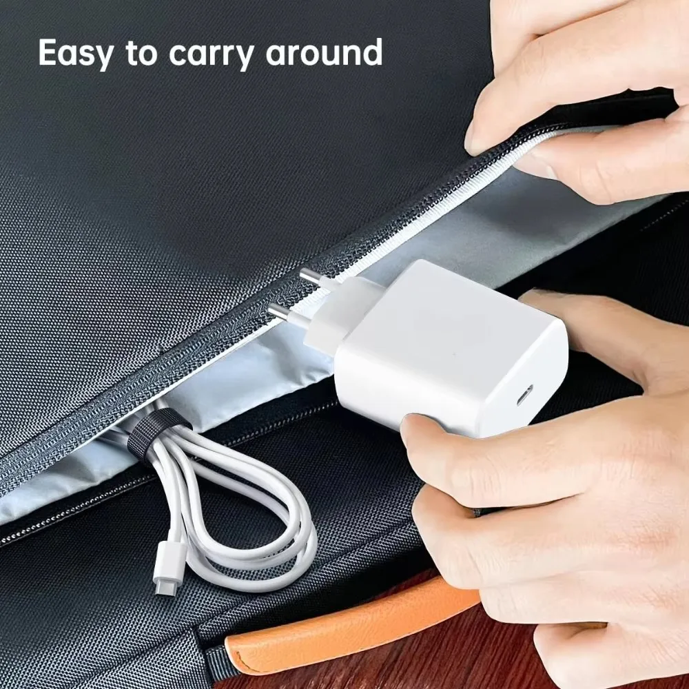 25W PD Fast Charger for Charging USB C Quick Power Adapter Cube iPhone 17 16 15 14 13 Pro Max Samsung S25/24/23 Xiaomi Huawei view 3