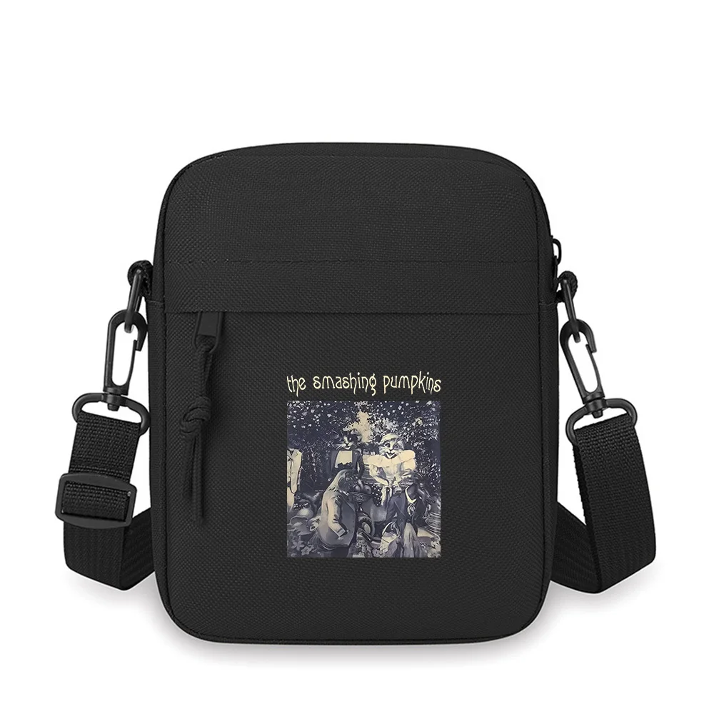 

Cats formal suits,fruits basket. Forest scenery Men Crossbody Bag Single Shoulder Women Cartoon Anime Film Printing Design Unise