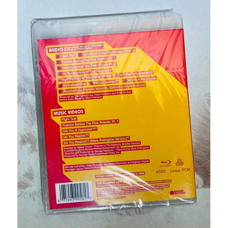 Genuine Blu-ray BD Flaming Red Lips 20th Anniversary Edition of the Album The