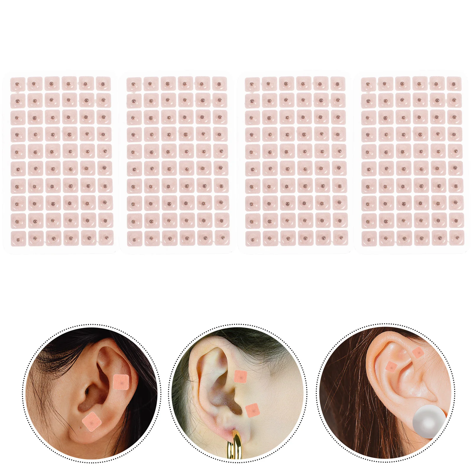 240 Pcs Auricular Pressure Pill Patch Ear Seeds Auriculotherapy Stickers Energy Plastic Care