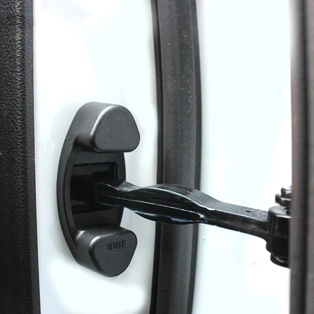 4pcs Car Door Lock Screw Cover Door Check Cover for Geely Boyue Atlas 2016 2017 2018 2019 2020 Interior Mouldings Accessories