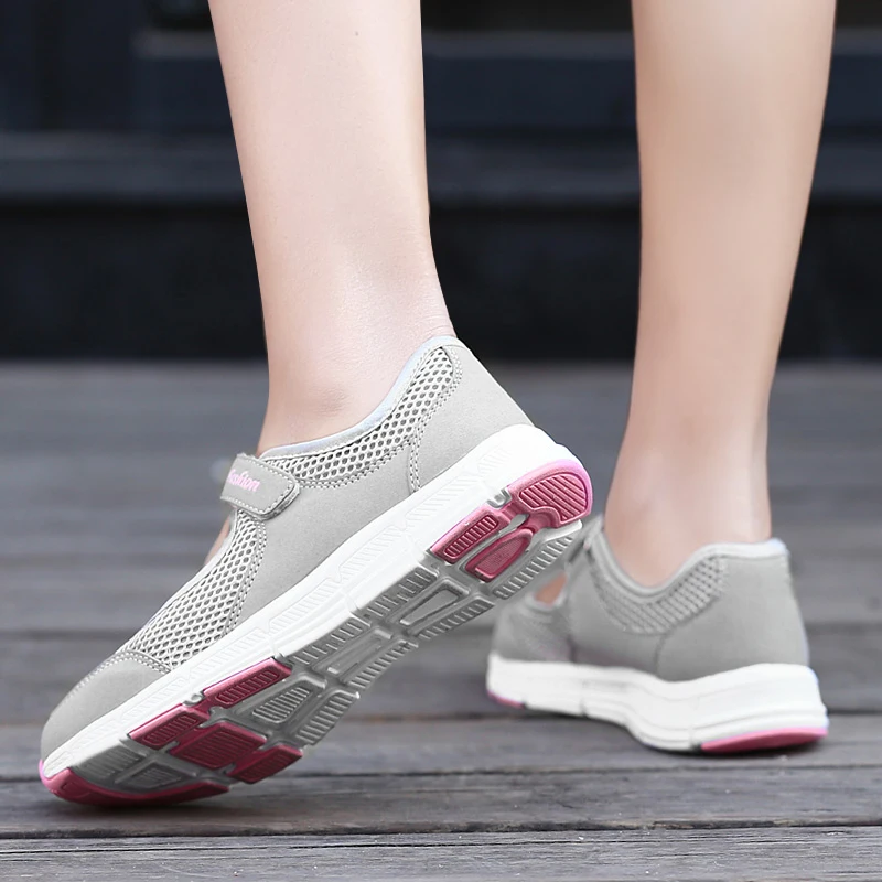 Sneakers Summer Women Casual Shoes Sneakers Women Shoes Mesh Breathable Platform Chaussure Femme Non SlipWomen Vulcanize Shoes