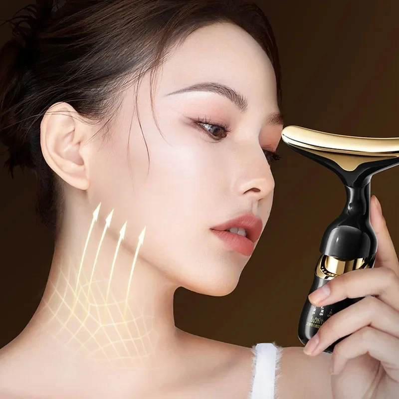 Darsonval 3 In 1 Face Massager Neck Facial Eye Massage Introducer Microcurrent Skin Rejuvenation Anti Aging Beauty Device