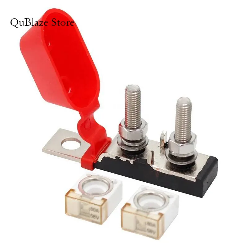

MRBF Terminal Block (Fuse Not Included) Single 5/16" (M8) Stud Compact Mount For Marine Rated Battery Fuse