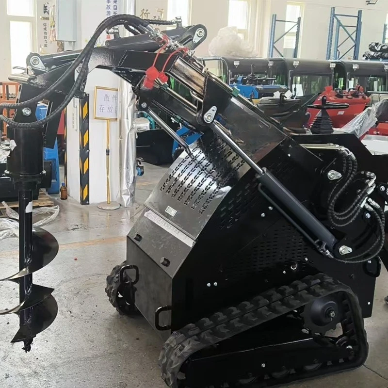 Mini-Kompaktlader Mini-Ausgrabung Skidsteer-Aufsätze Kompaktlader mit Mini-Gabelstapler/Bagger/Bulldozer