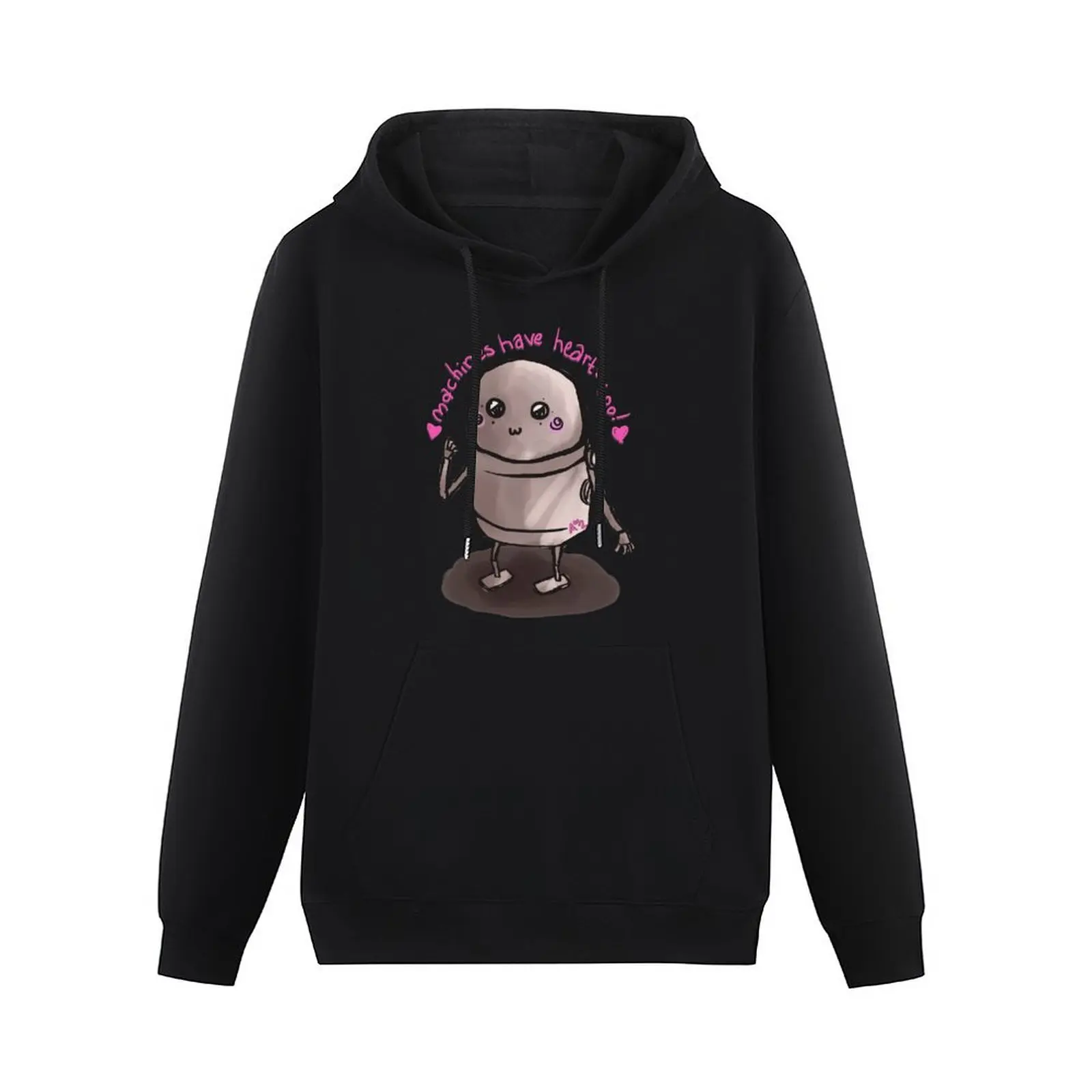 Machines Have Hearts too!- Nier Automata Pullover Hoodie men's clothing men's autumn clothes fashion men japanese style pullover