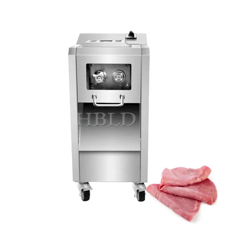 

Vertical Stainless Steel Meat Cutter, Commercial Fully Automatic Multifunctional Electric High-Power Slicer