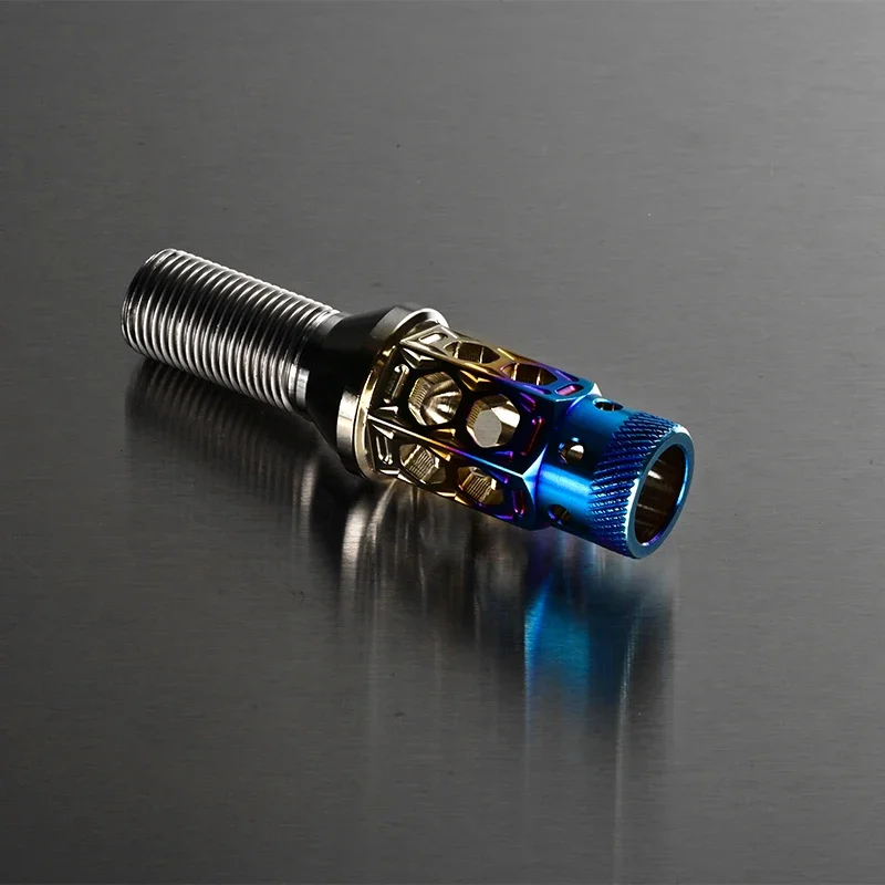 Car Titanium Alloy Wheel bolts Wheel Titanium Lug Bolts M12x1.5/M12x1.25 Burnt blue color