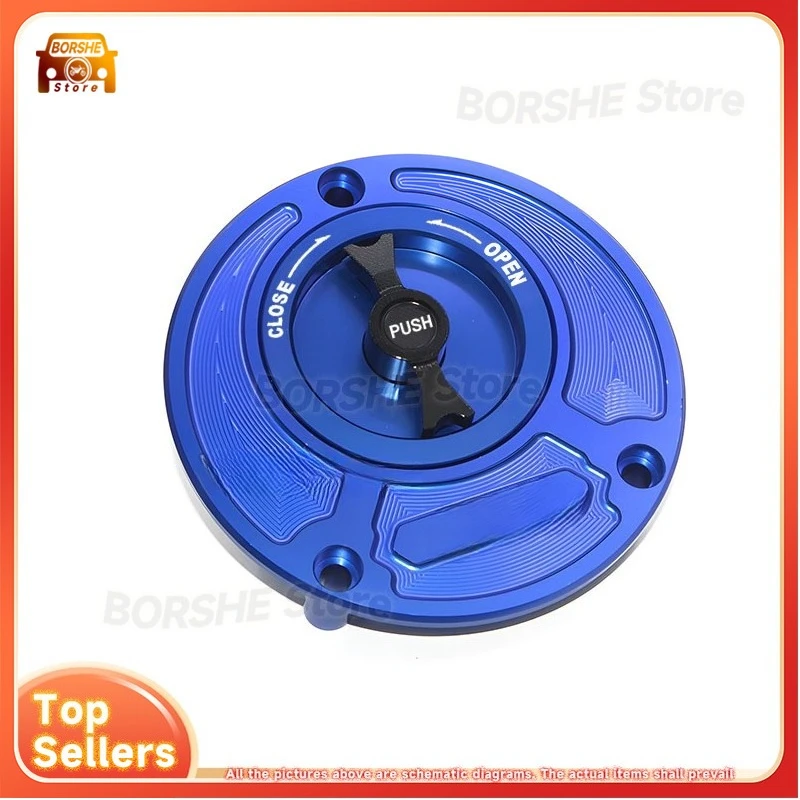 2026 مناسبة لدراجة نارية ياماها XMAX 300 XMAX 400 غطاء خزان الوقود سريع التحرير مع تصميم قابل للتغيير