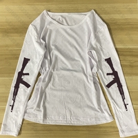 Punk Printing Tops Y2k Girls Long-sleeve T-shirt Streetwear Gothic Women Clothing Long-sleeve Tees Harajuku Fairy 2000s Tops